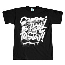 Montana Tričko - Graffiti je tu k pobytu od Thierry Furger - Black