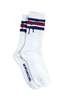 Montana Ponožky Stripes  White