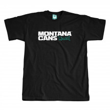 Montana Tričko Typo+Logo Černé