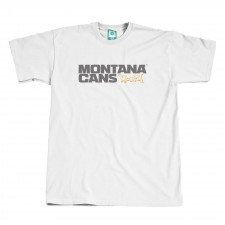 Montana Tričko Typo+Logo Bílé